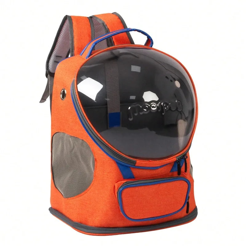 Foldable Breathable Pet Backpack Carrier For Cats And Dogs