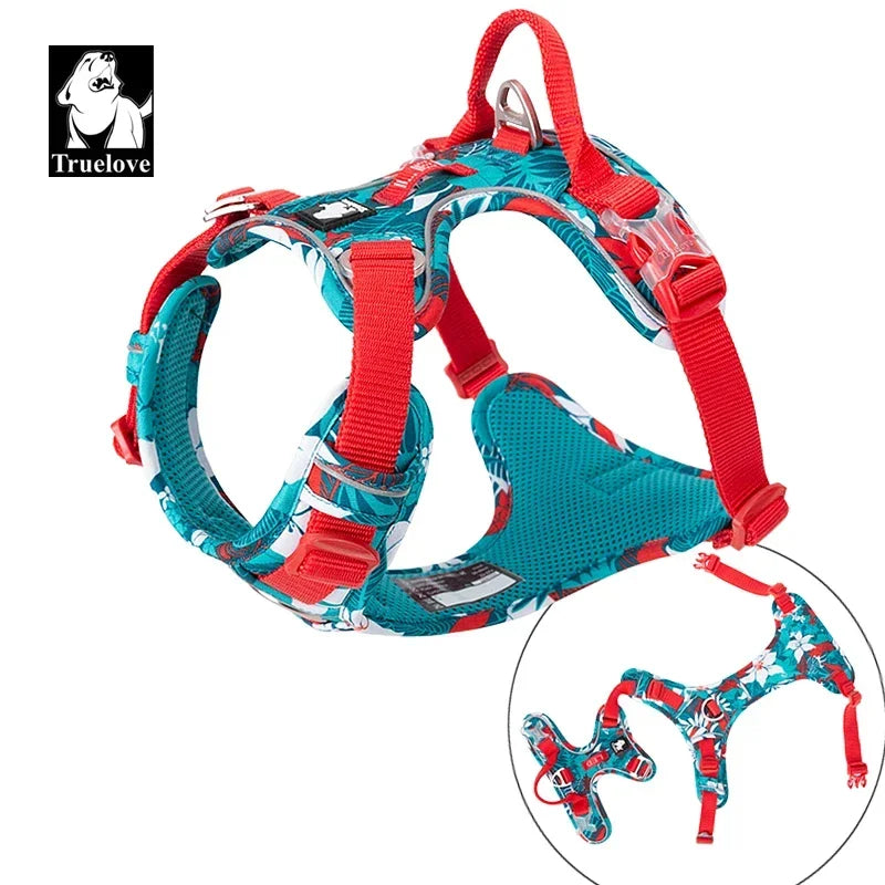TrueLove Adjustable Reflective Nylon Breakaway Dog Harness