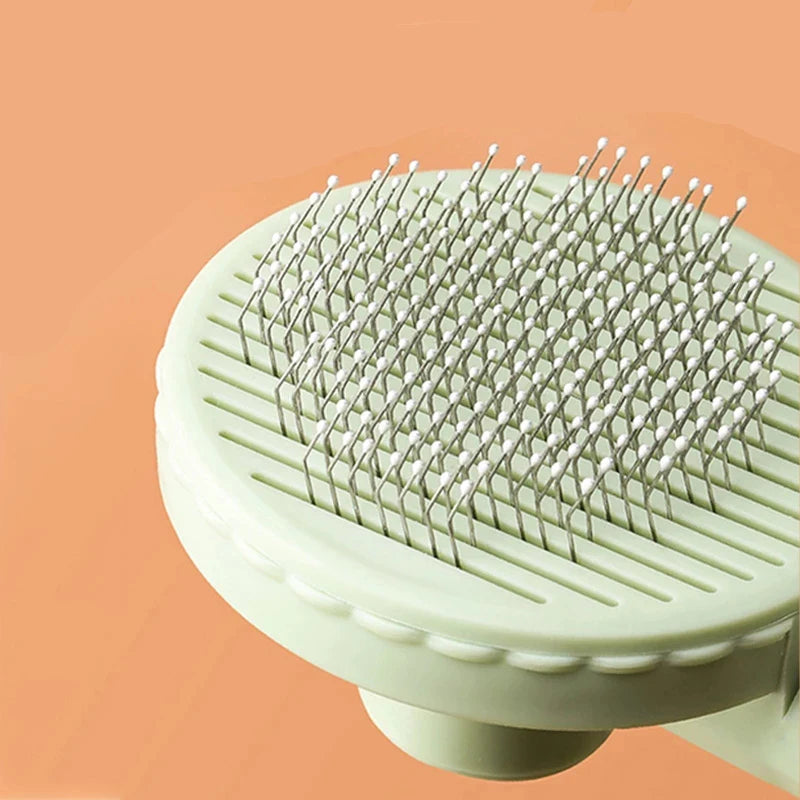 Self Cleaning Pet Hair Removal Comb For Cats And Dogs