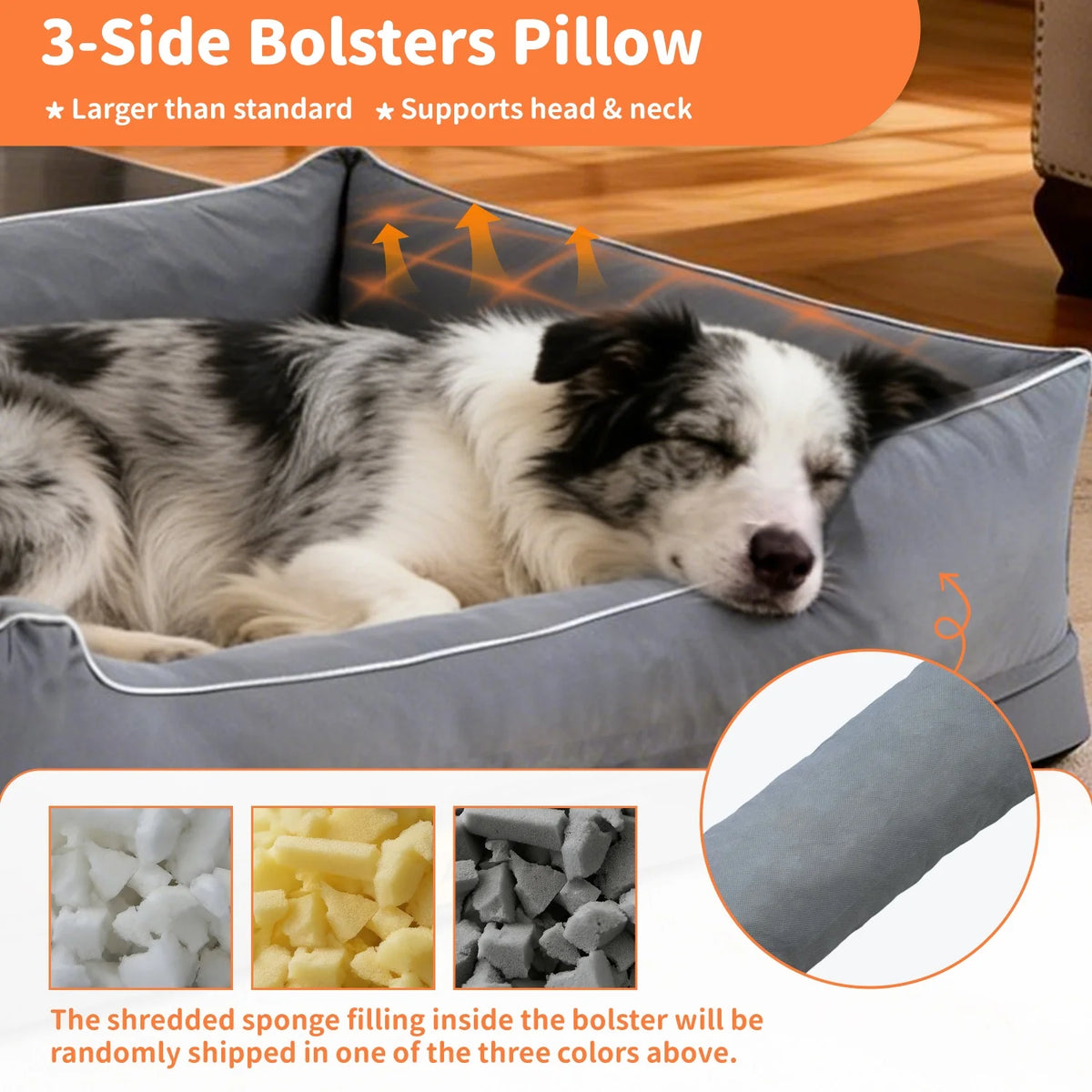 Bingopaw Orthopedic Dog Bed With Removable Foam Base Cover