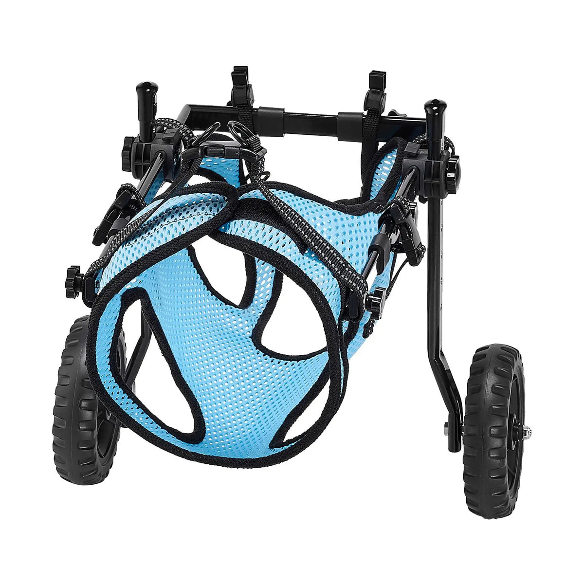 Adjustable Dog Wheelchair For Back Legs With Shock Absorbing Wheels