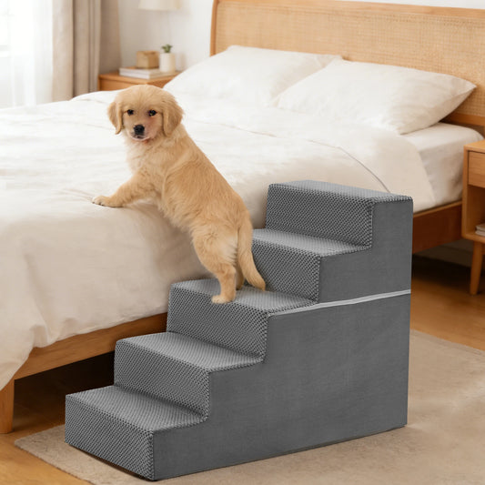 Heavy Duty Foam Dog Stair Ramp For Small Dogs Indoor