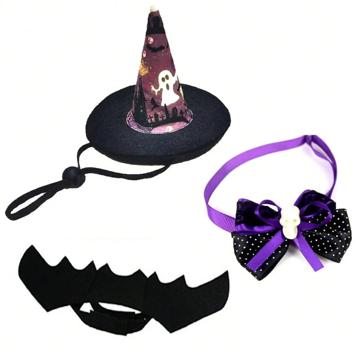 Halloween Pet Costume and Accessory Set for a Fun Transformation
