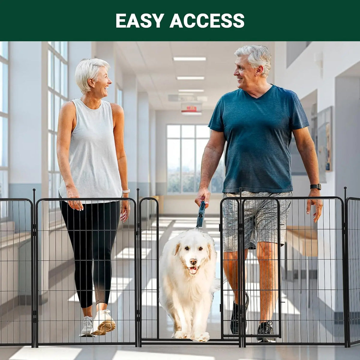 Garvee Heavy Duty Dog Playpen Portable Pet Safety Fence