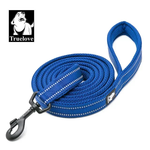 Truelove Soft Padded Reflective Nylon Mesh Dog Leash