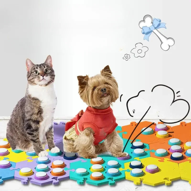 Dog Talk Button Pet Communication Training Voice Recorder Clicker