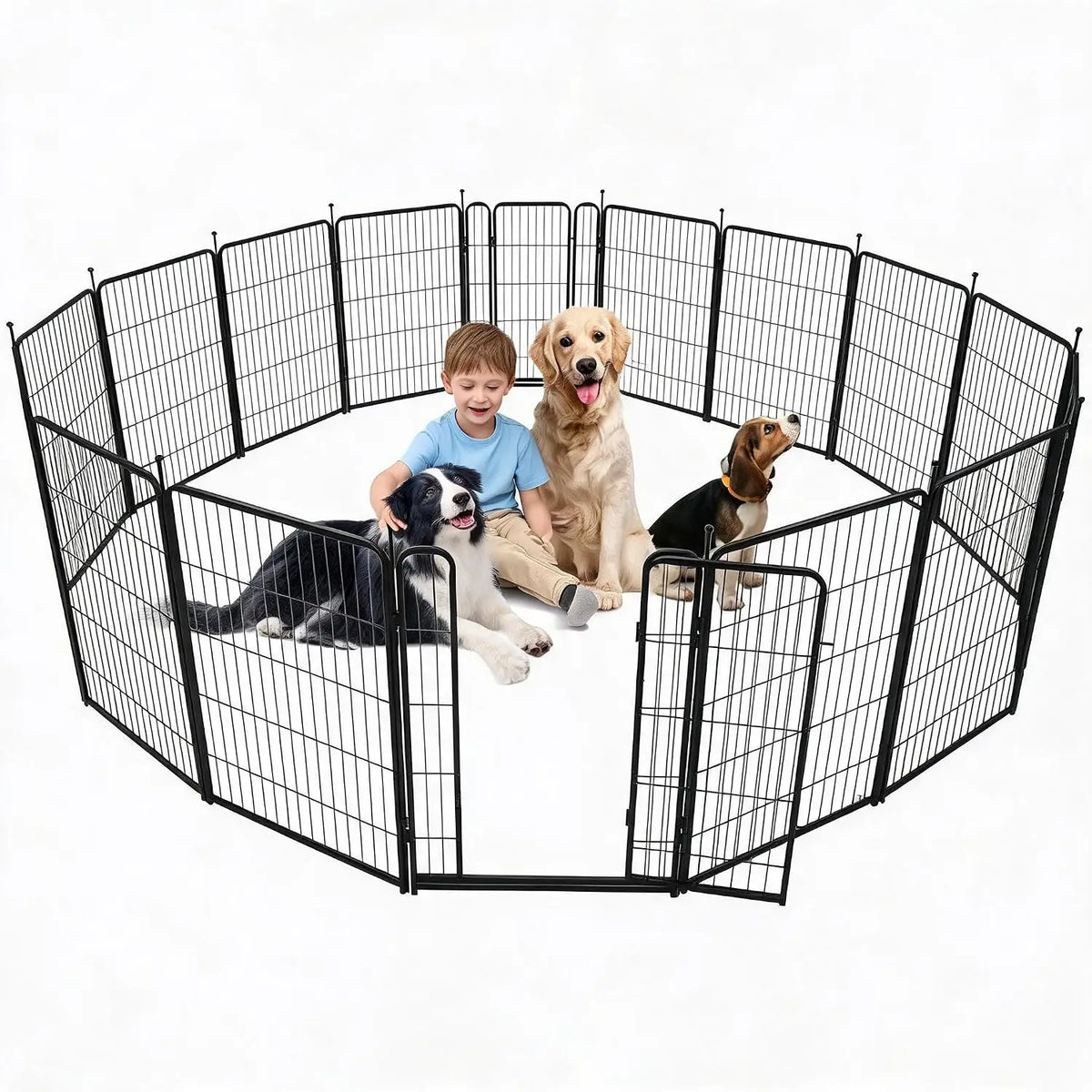 Garvee Heavy Duty Dog Playpen Portable Pet Safety Fence