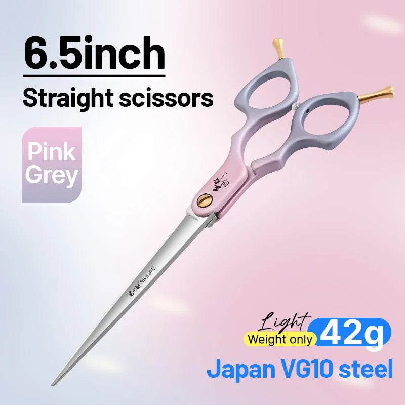 Fenice VG10 Steel Curved Dog Grooming Shears for Professional Cutting