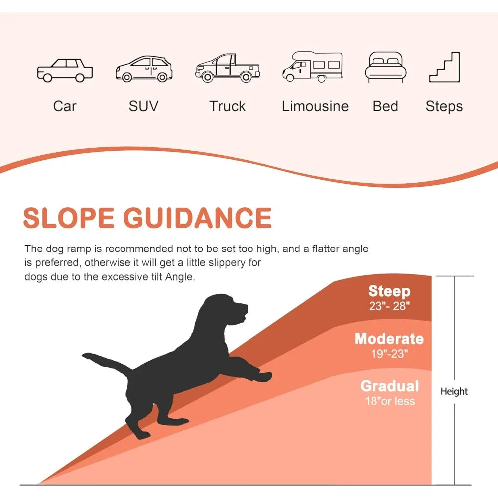 Portable Folding Pet Travel Ramp For Cars And Trucks
