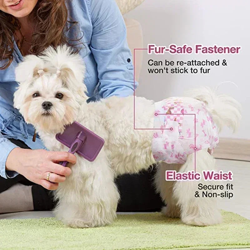 Super Absorbent Disposable Pet Diapers Leakproof Dog And Cat Nappies
