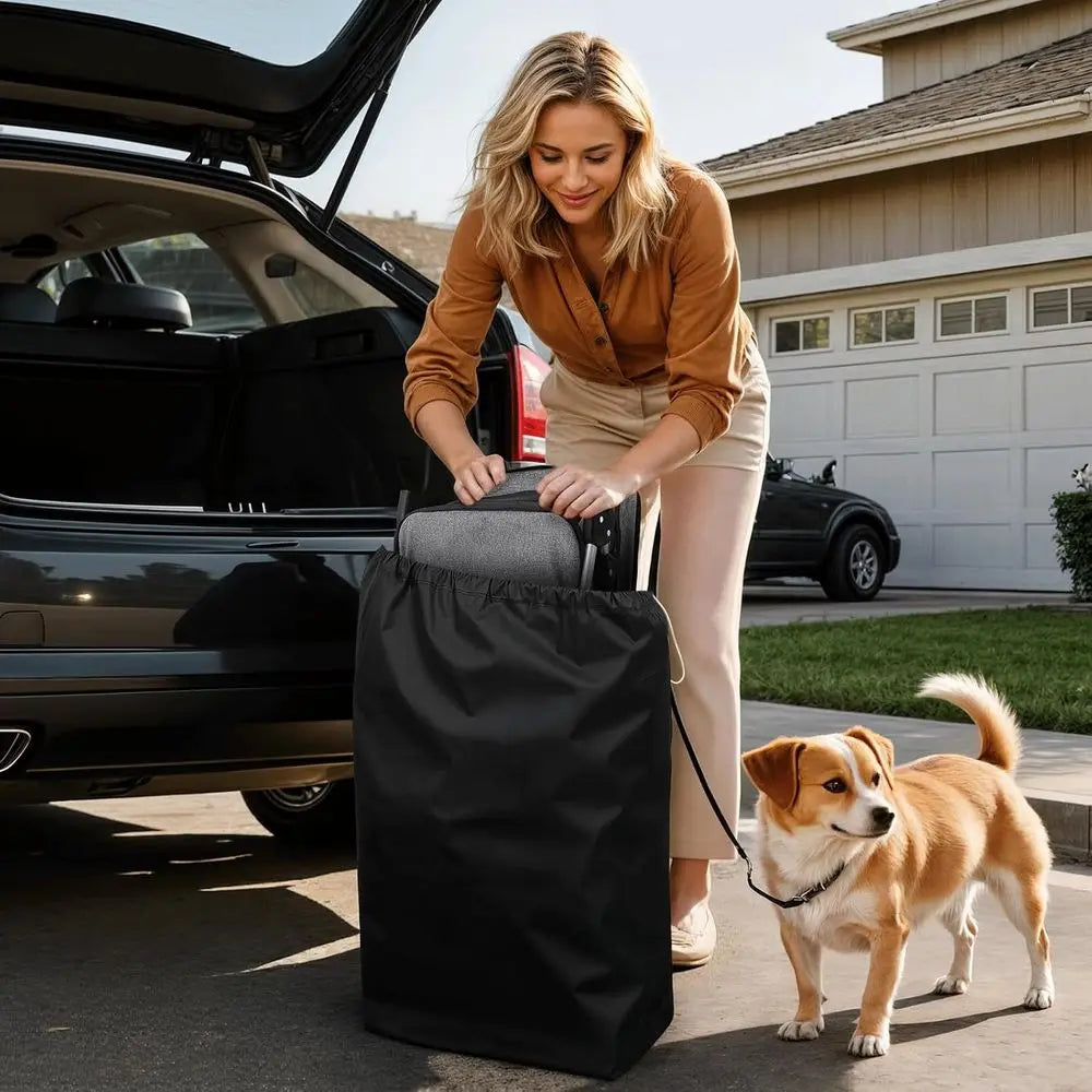 Three Wheel Pet Stroller Foldable Travel Carrier For Dogs Cats