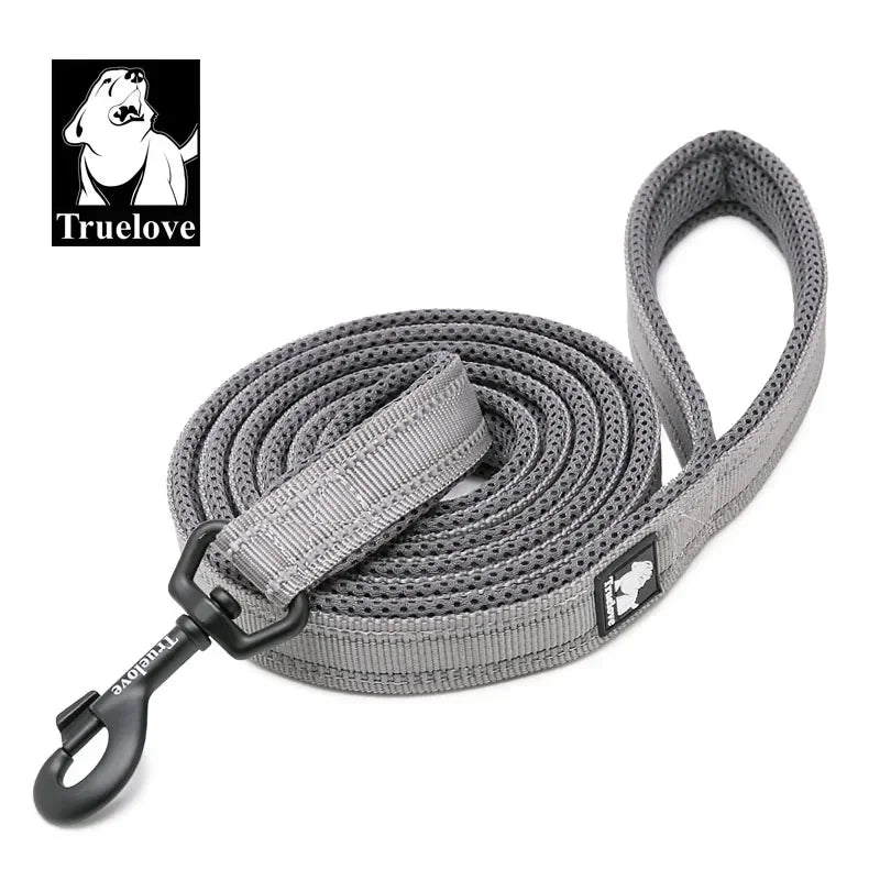Truelove Soft Padded Reflective Nylon Mesh Dog Leash