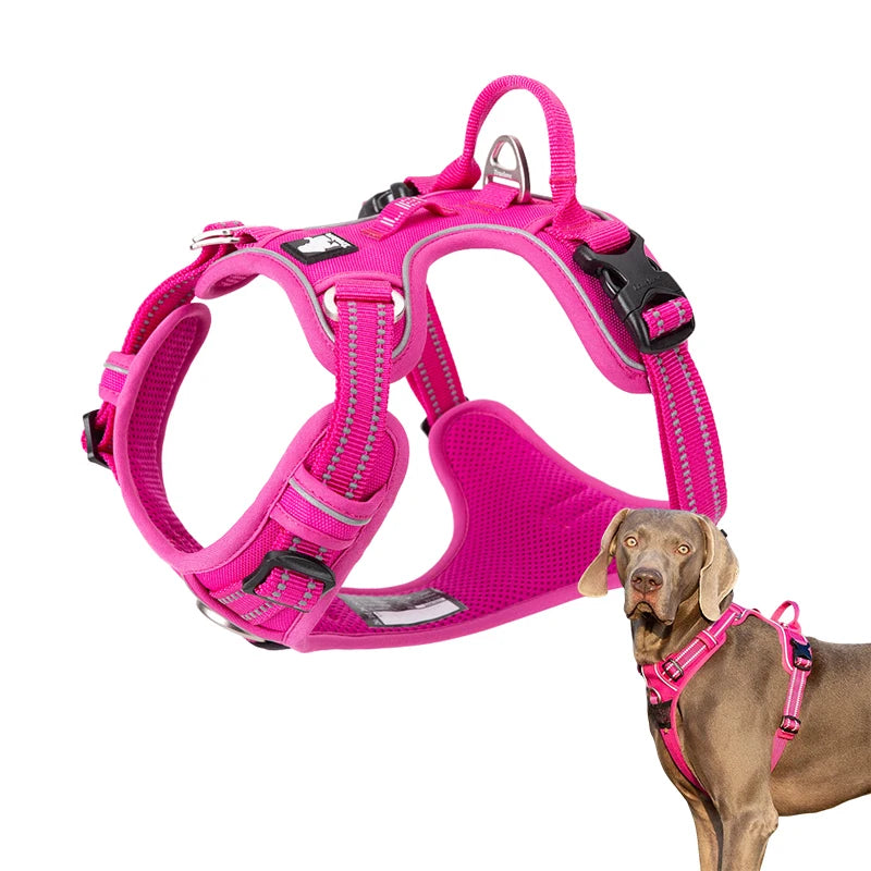 Winhyepet Reflective Dog Training Vest With Nylon Padding