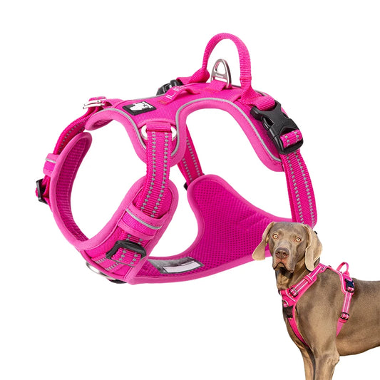 Winhyepet Reflective Dog Training Vest With Nylon Padding